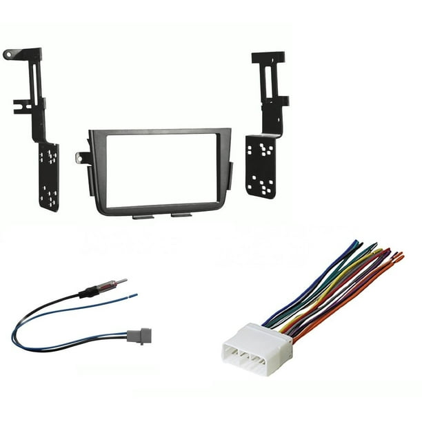 Double Din Dash Kit for Car Radio Stereo Install Installation with Harness Pkg 